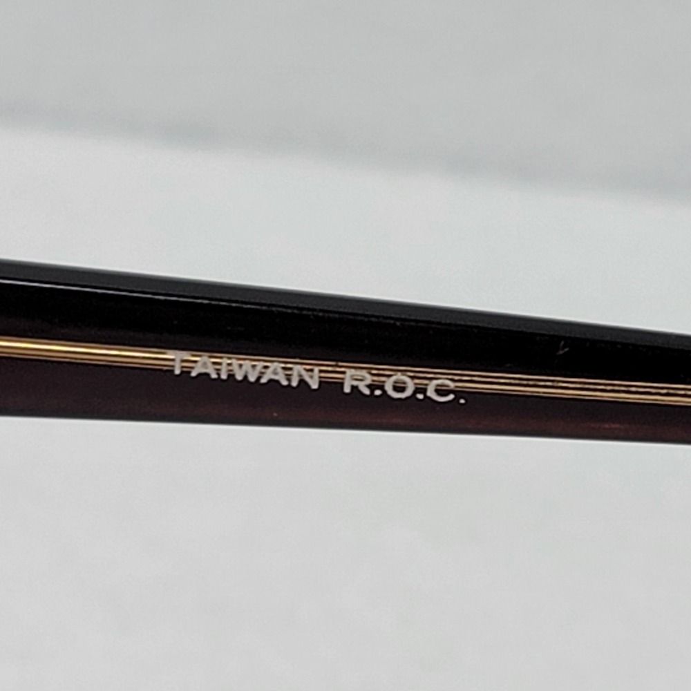 Vintage 1980s Oversized Sunglasses Black Flat Top Brow Tortoise Shell Taiwan ROC - Picture 8 of 11